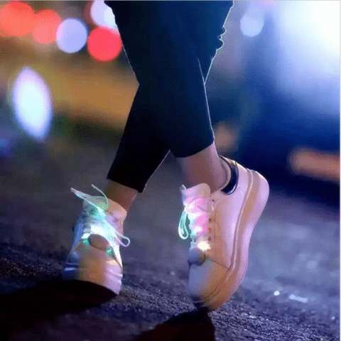 0 main vnl led shoelaces light up with battery 120cm waterproof string light for party hip hop dancing skating night