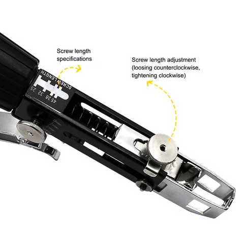 1 main automatic screw spike chain nail gun adapter screw gun for electric drill woodworking tool cordless power drill