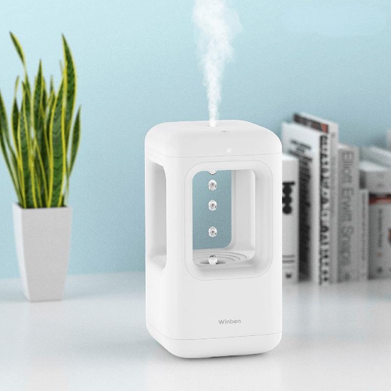 1 main creative magical anti gravity water drop humidifier ultrasonic droplet reflux intelligent anti dry burning