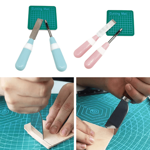 3 main set of 3 sewing buttonhole cutter set sew eyehole cutting tool belt holes angle blade hollow punch kit puncher straight