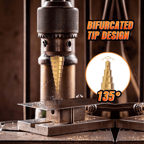 4 main 4 12 4 20 4 32 hss titanium coated step drill bit drilling power tools metal high speed steel wood hole cutter cone
