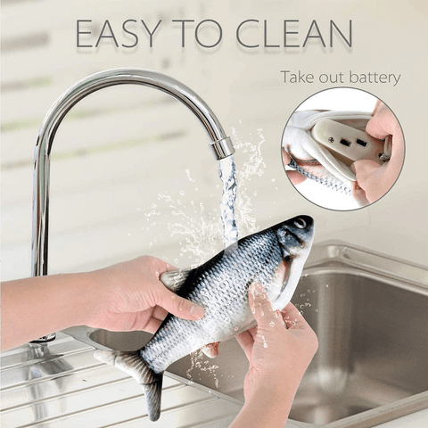 4 main floppy fish cat toy moving fish toy for cats interactive flopping cat kicker fish toy dancing wiggle fish catnip