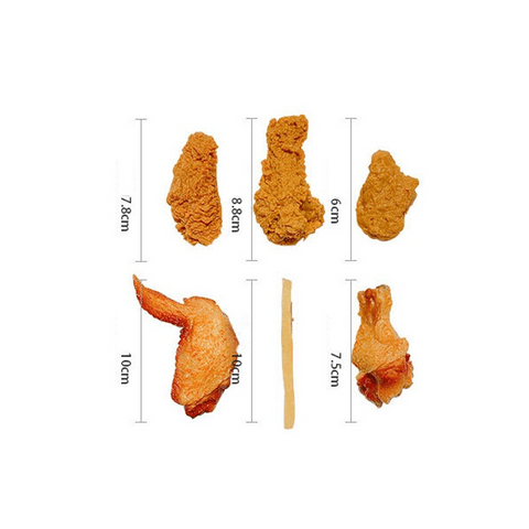 4 main roasted chicken legs chicken wings hair clips net celebrity side clips simulation food funny hair accessories hairpin
