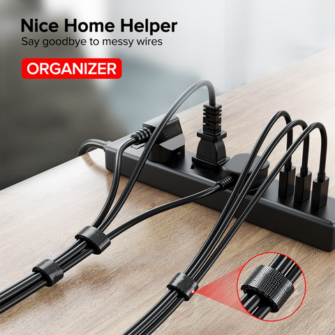 5 descript 5m cable organizer wire winder clip earphone holder mouse cord management usb charger protector for iphone samsung xiaomi
