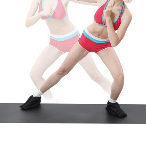 5 main slide board portable set suit training slide blanket home fitness exercise accessories for indoor workouts and sports