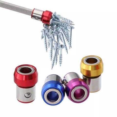 img 0 screwdriver magnetic ring 1 4 screwdriver bit with metal magnetic ring 6 35mm electric screwdriver bits jpg