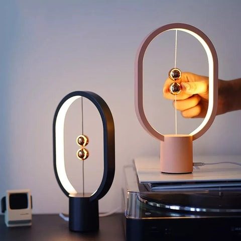 img 0 usb rechargeable mini hengpro balance led table lamp ellipse magnetic mid air switch eye care night jpg