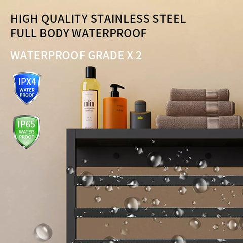 img 2 electric heated towel rack towel dryer stainless steel towel rack sterilizing smart towel rack 116bathroom fittings jpg