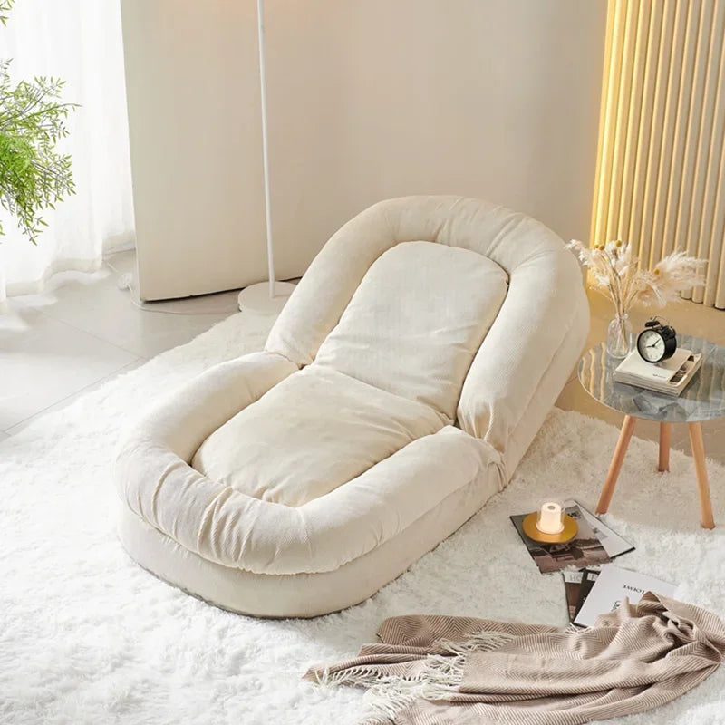 scandinavian style foldable retractable lounge chair
