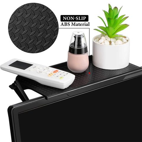 tv screen top storage shelf holder practical home storage computer monitor tv screen rack office