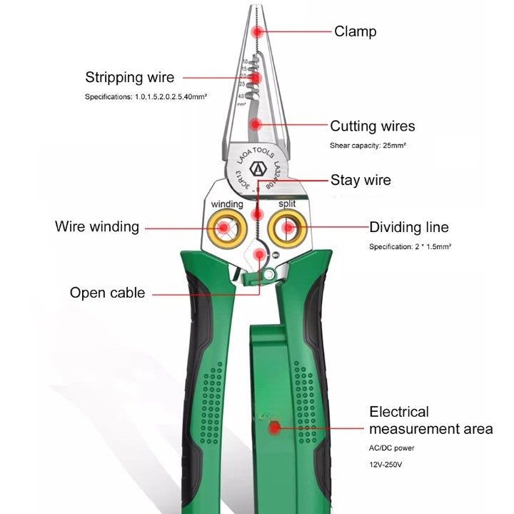 8in1 electrician multi tool wire stripping pliers 480a9154 aeb2 4081 8414 02c7ef63f77a