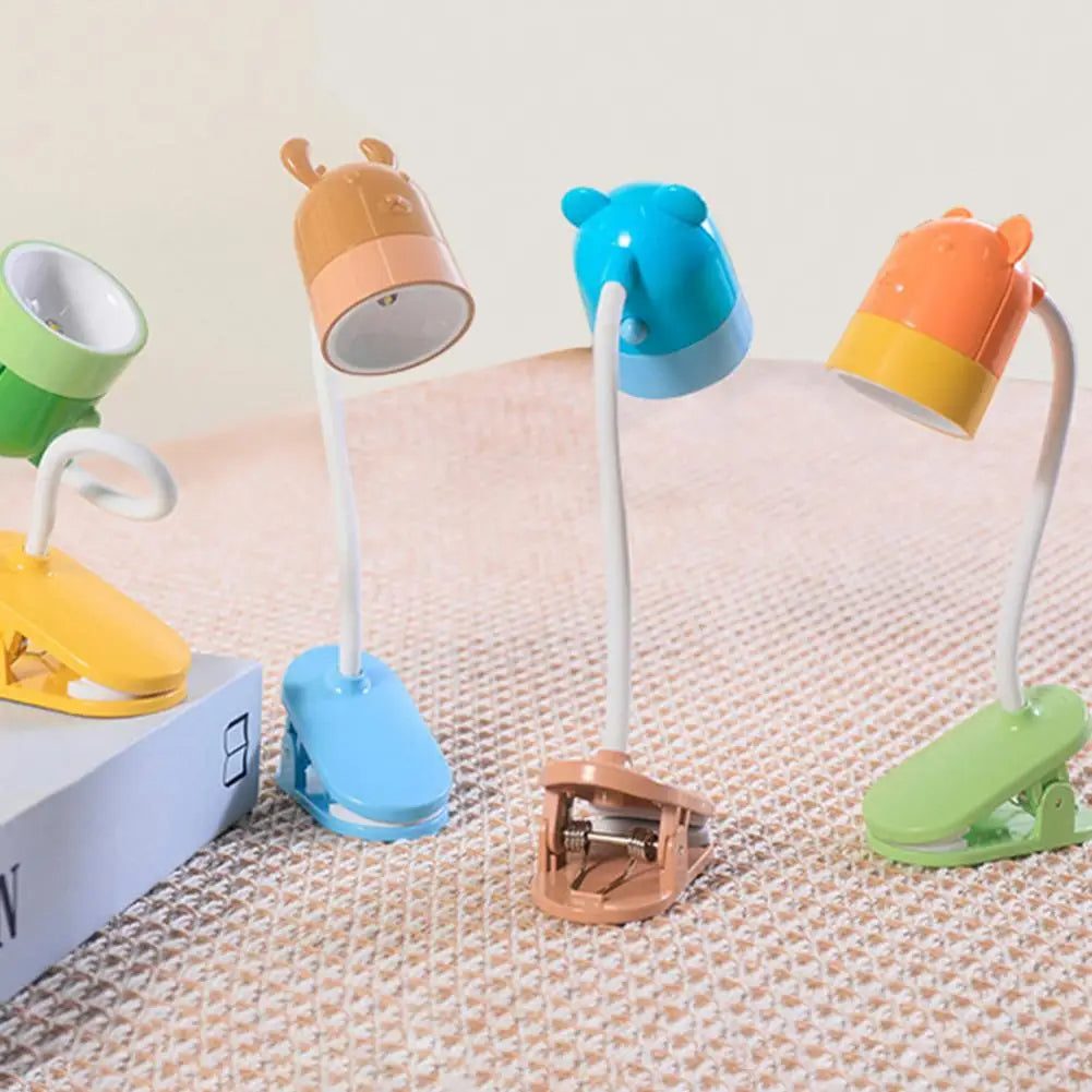 portable mini clip on led reading lamp