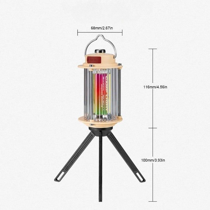 portable rechargeable dimmable hanging tripod flashlight lantern 5f6dd472 624d 43db 9a2a 425471d62b9b