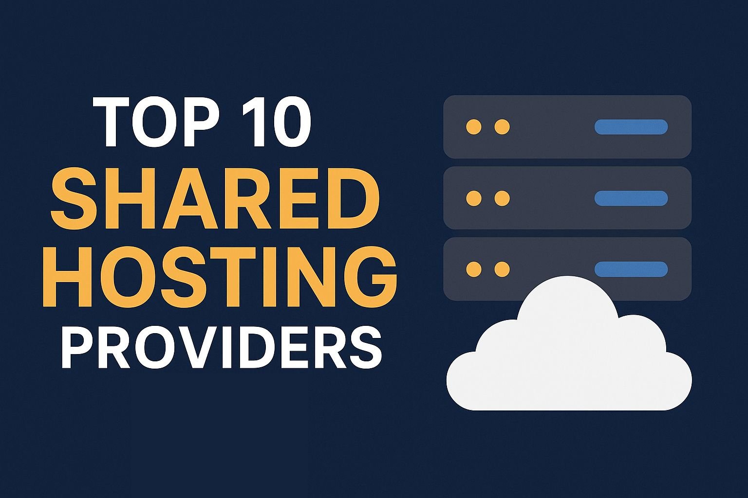 A comparison of the top 10 shared hosting providers offering fast, secure, and affordable plans in 2025.