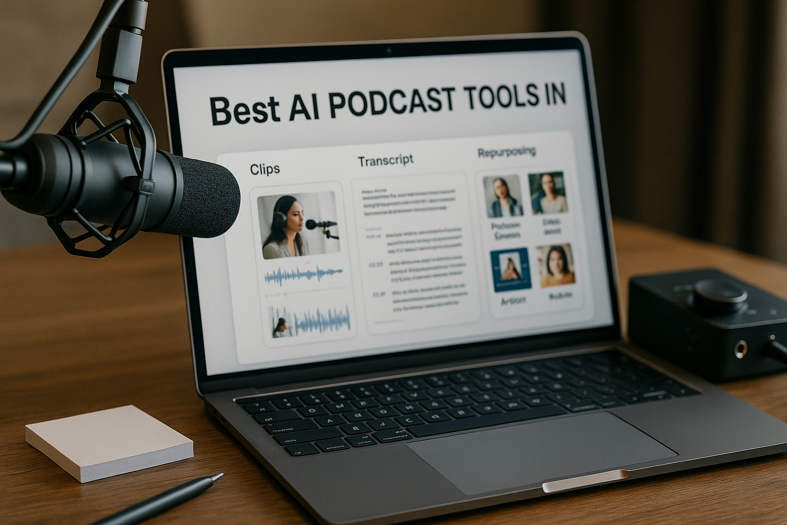 best ai podcast tools - featured image