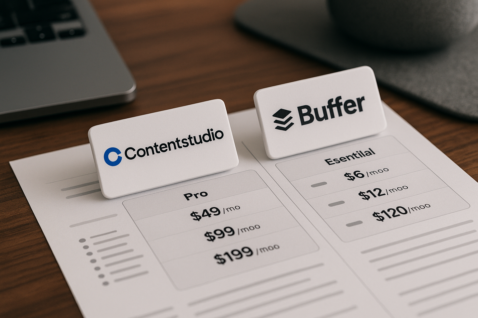 contentstudio pricing vs buffer pricing - featured image