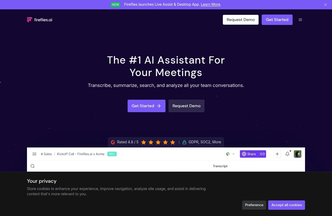 Fireflies official website - fireflies ai pricing