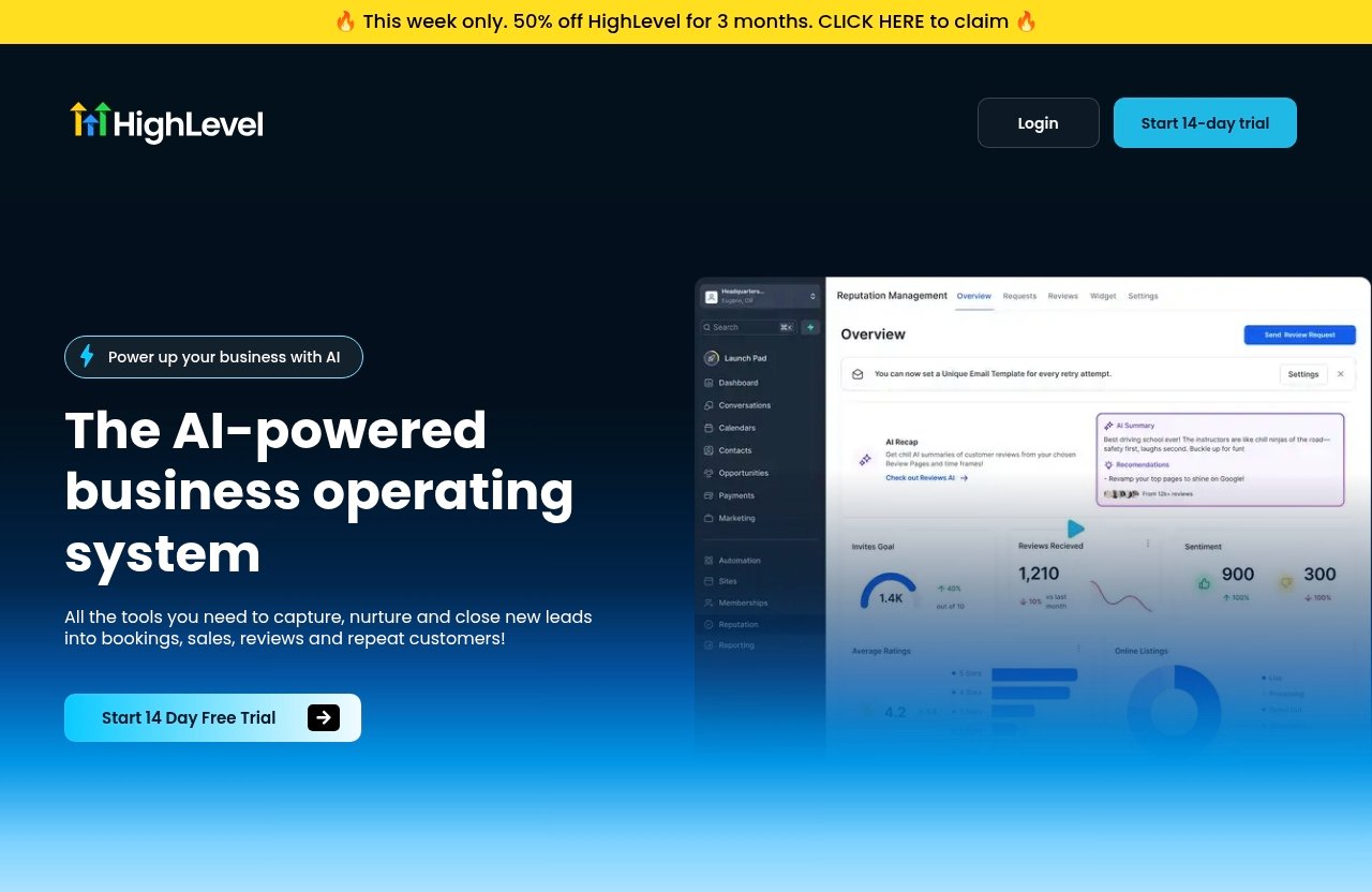 Gohighlevel official website - gohighlevel vs godaddy