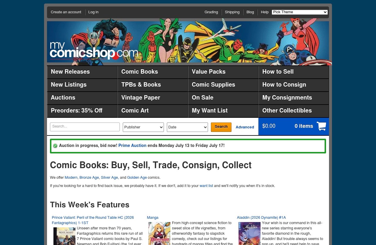 Mycomicshop official website - mycomicshop pricing
