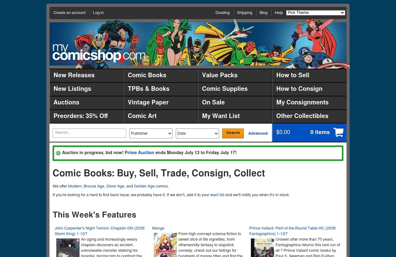 Mycomicshop official website - mycomicshop review