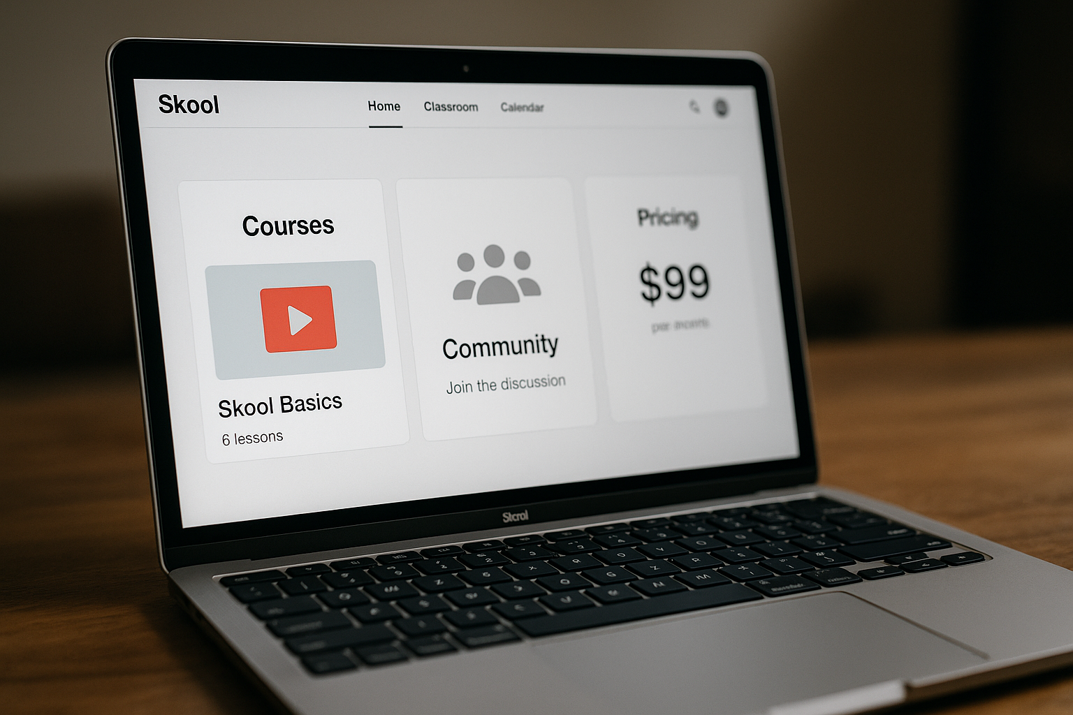 sell courses on skool - featured image