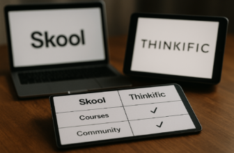 skool vs thinkific - featured image