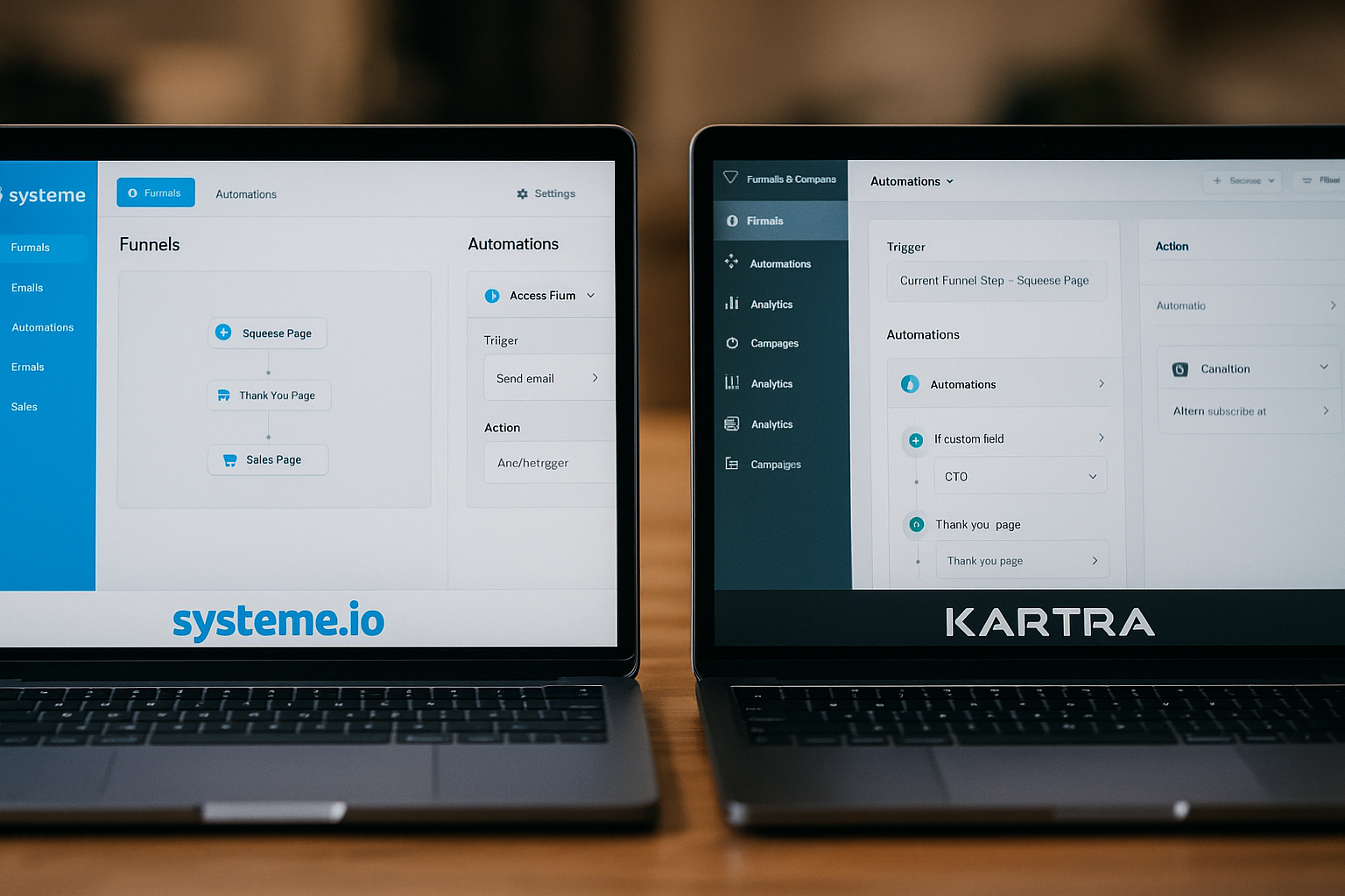 systeme.io vs kartra - featured image
