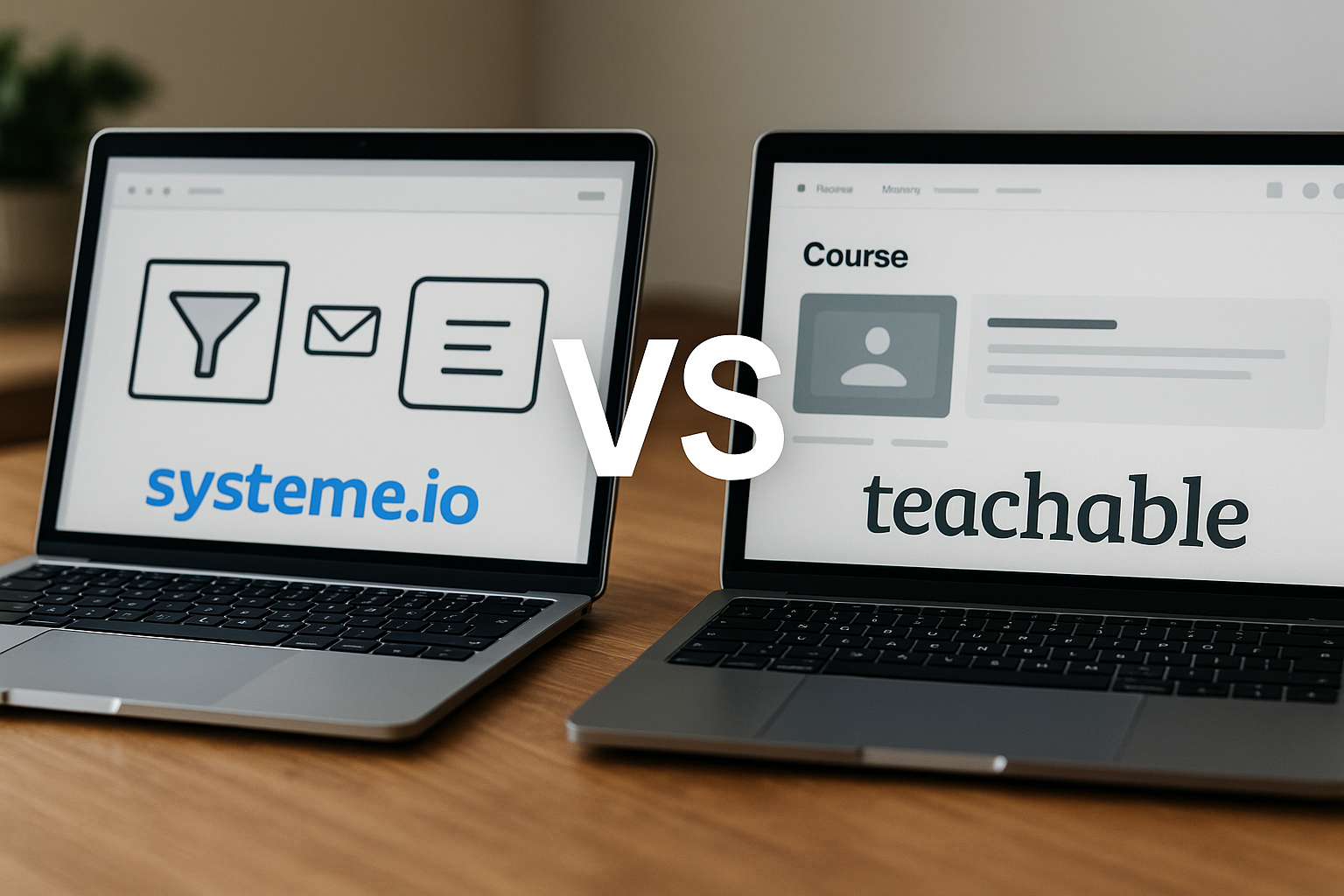 systeme.io vs teacheable - featured image