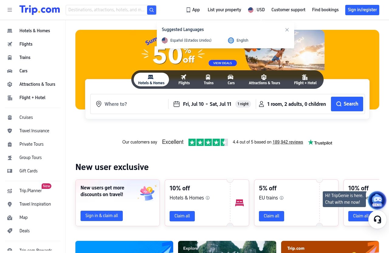 Trip official website - trip com review for hotels
