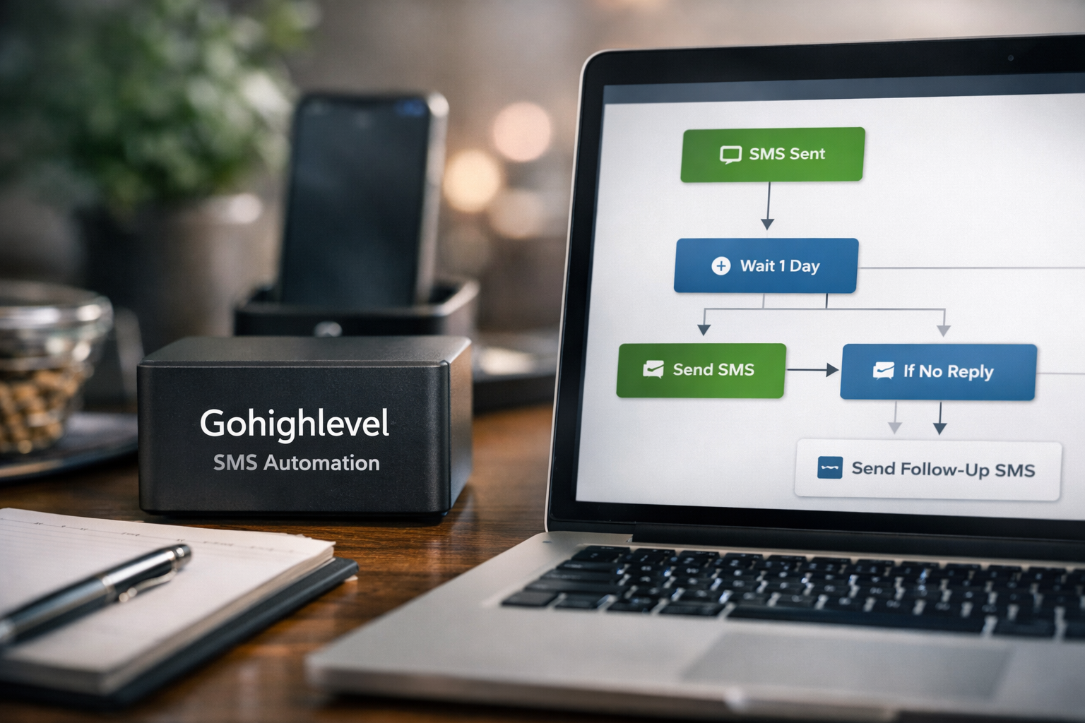 gohighlevel sms automation - featured image