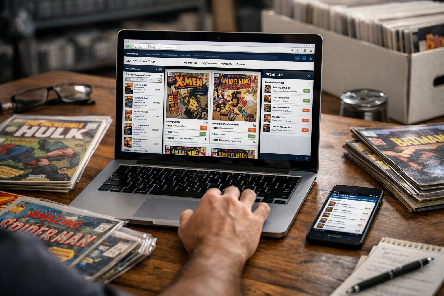 how mycomicshop works - featured image