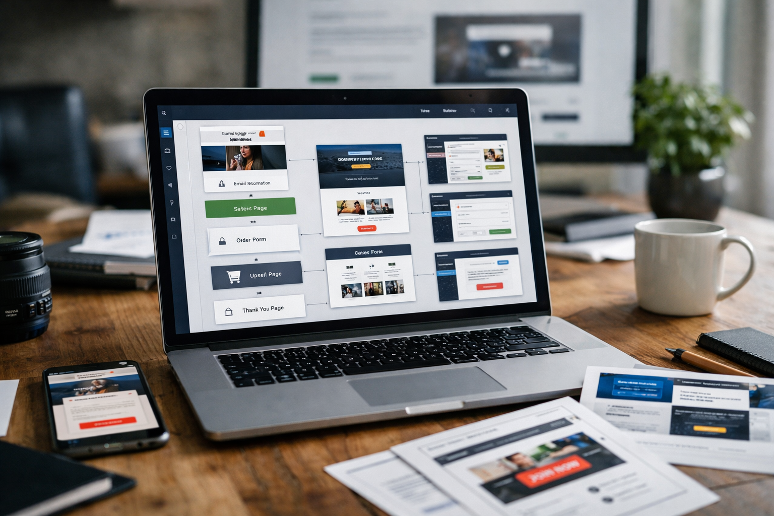 how to build a funnel in systeme.io - featured image