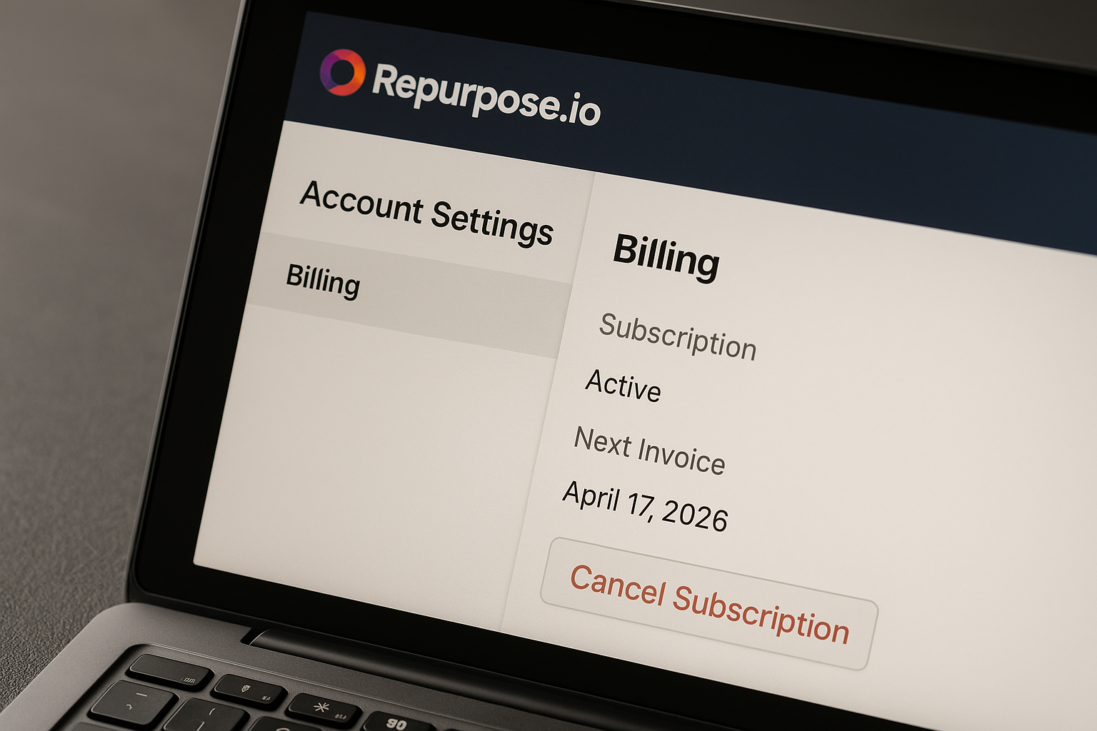 how to cancel repurpose.io subscription - featured image