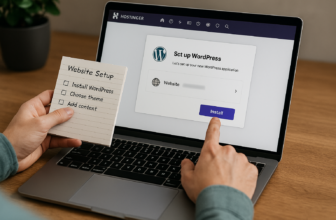 how to set up wordpress on hostinger - featured image