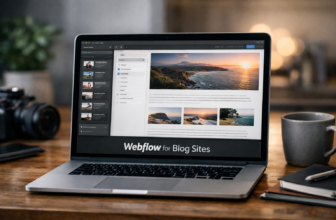 webflow for blog - featured image