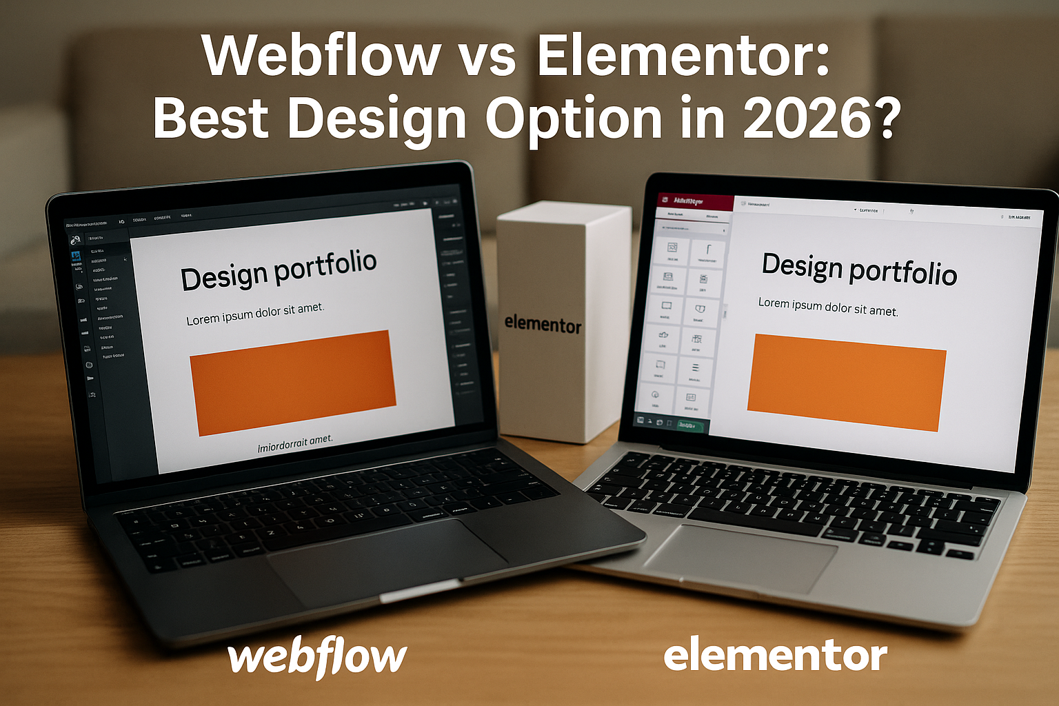 webflow vs elementor - featured image