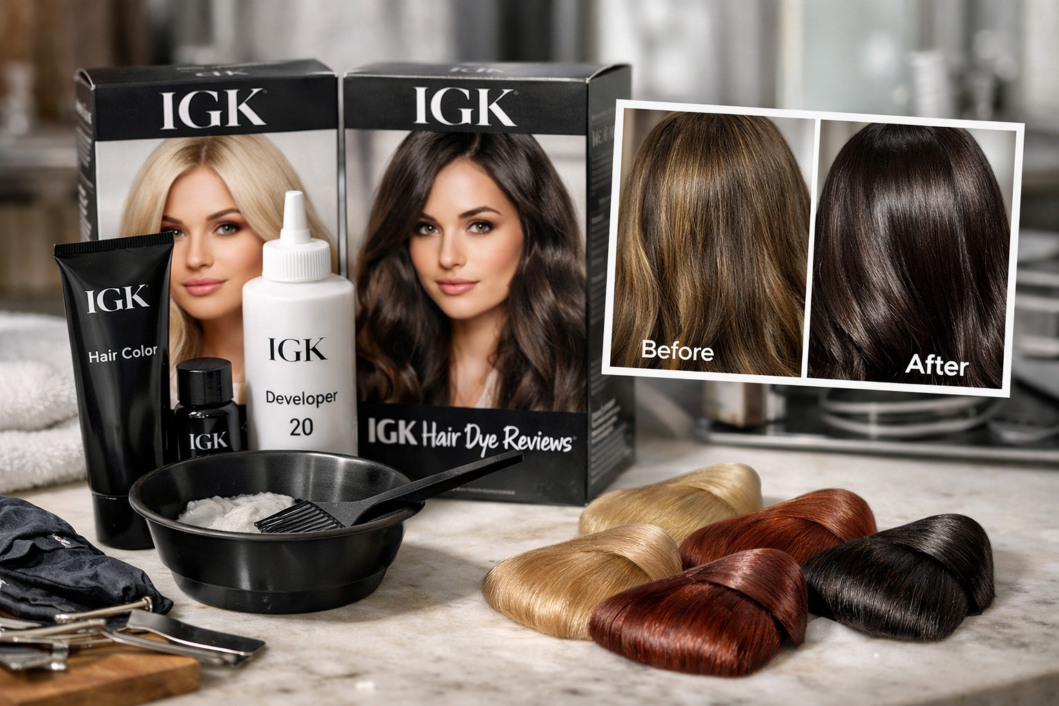 igk hair dye reviews - featured image