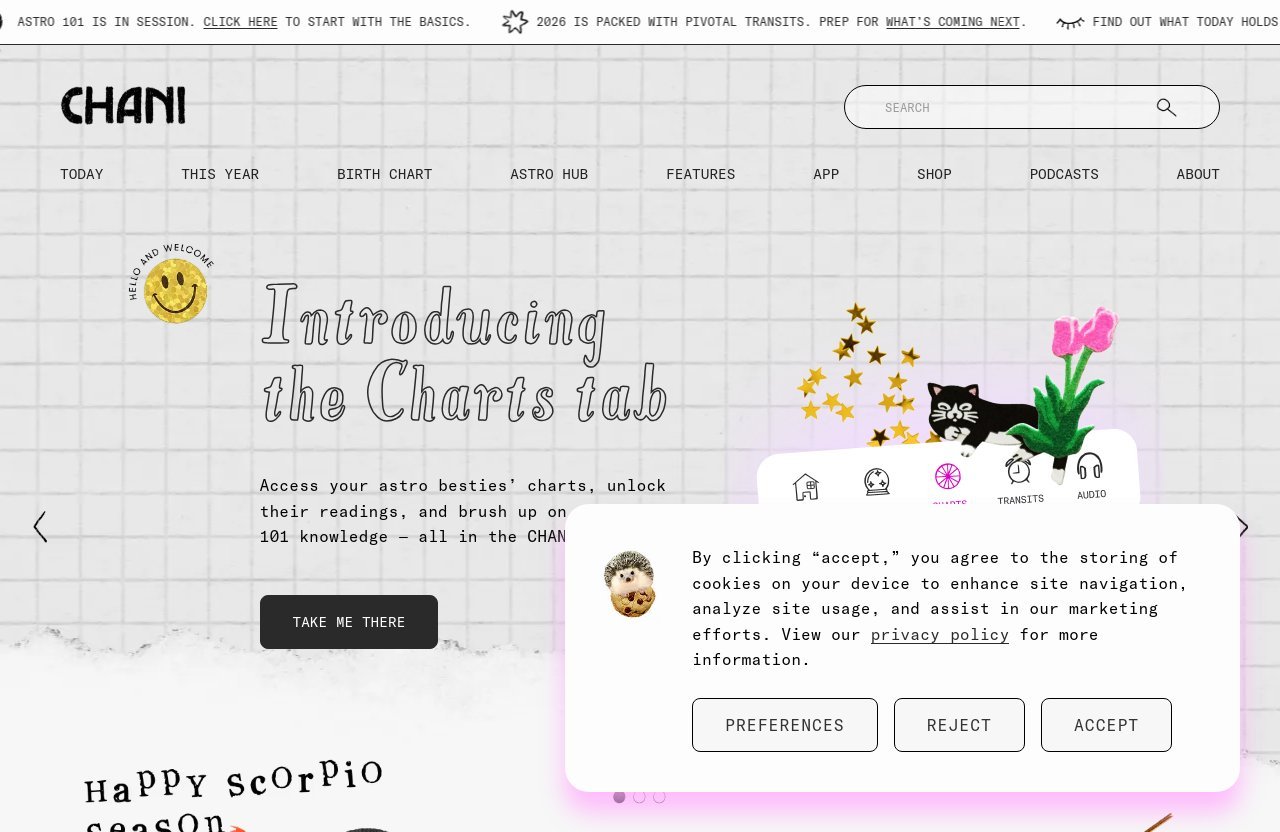Chani official website - chani review