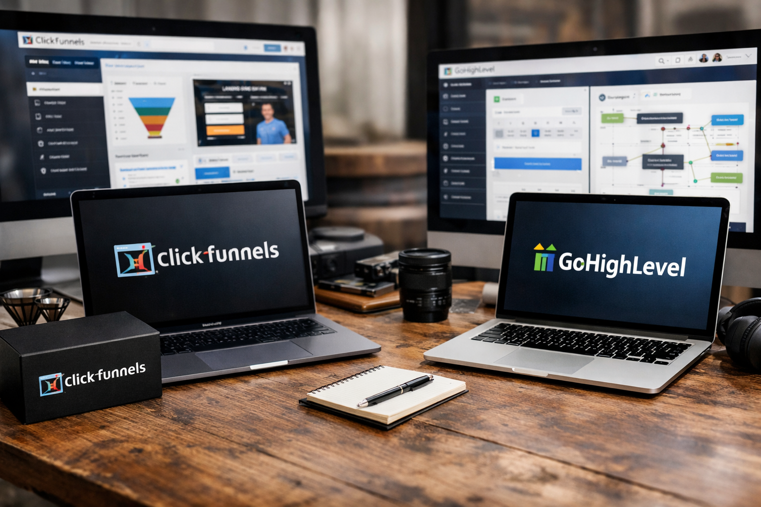 clickfunnels vs gohighlevel - featured image
