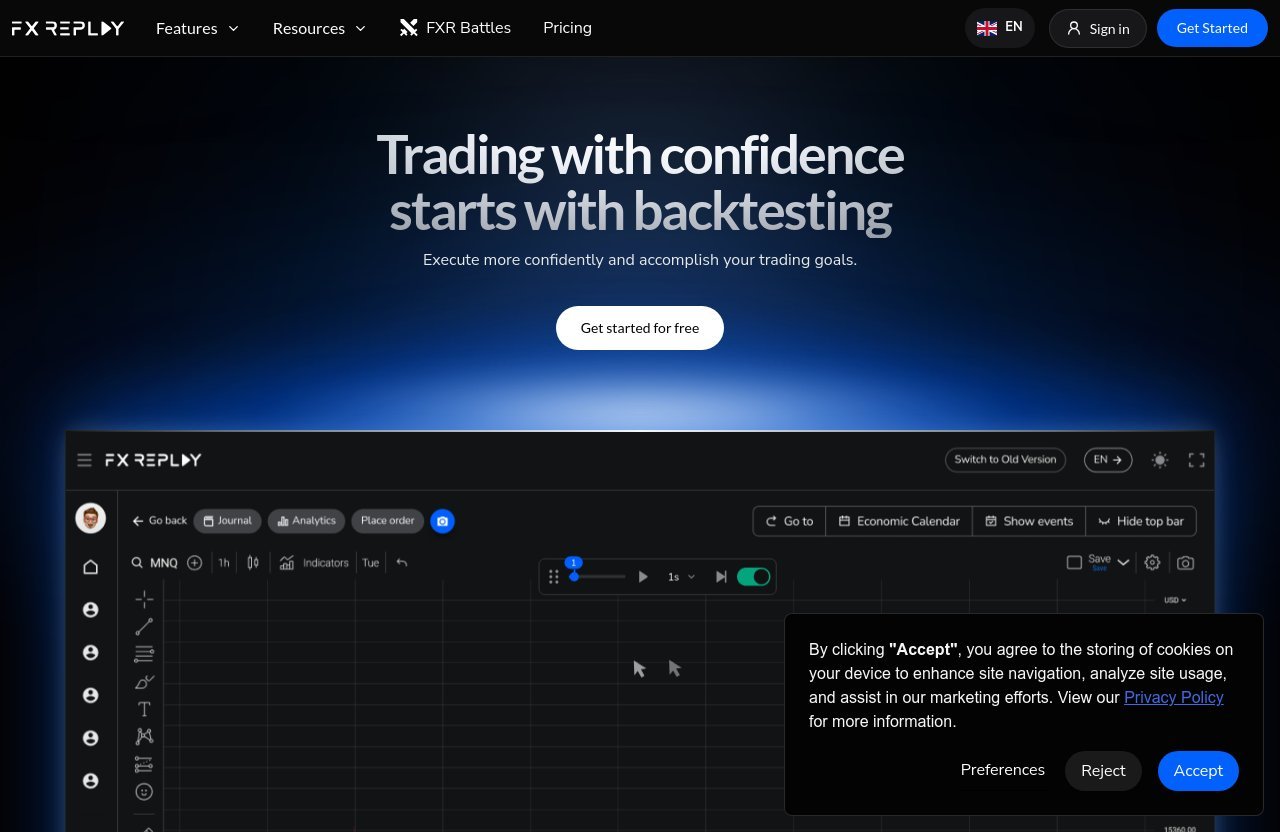 Fxreplay official website - fx replay alternatives