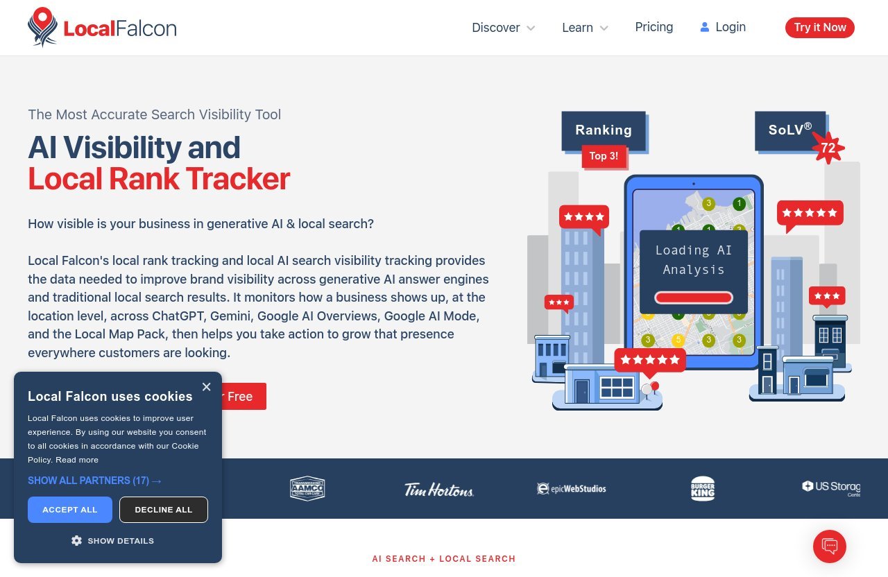 Localfalcon official website - local falcon review