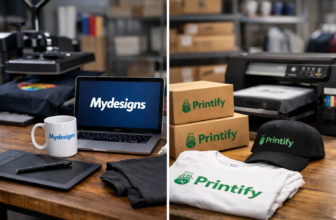 mydesigns vs printify - featured image