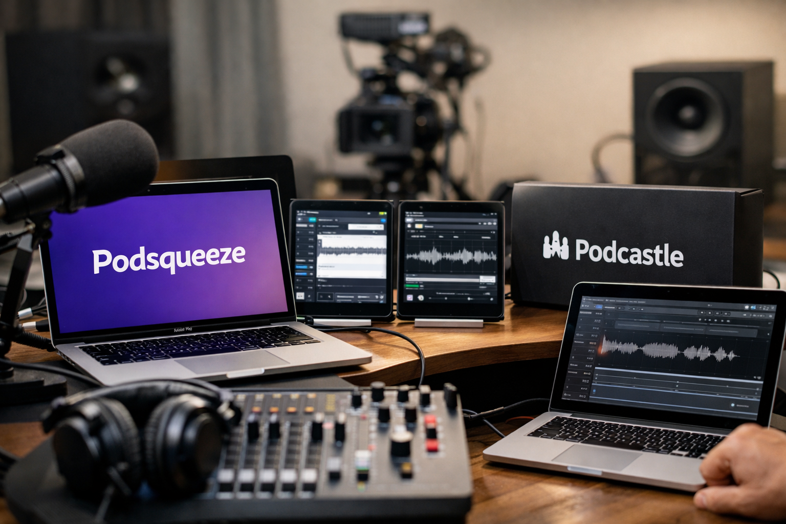 podsqueeze vs podcastle - featured image