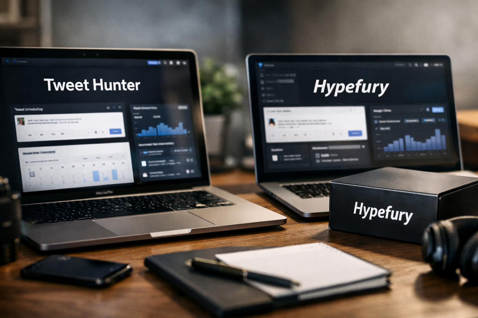 Tweet Hunter vs Hypefury - featured image
