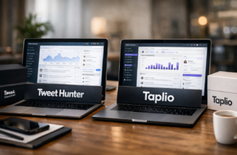 Tweet Hunter vs Taplio - featured image