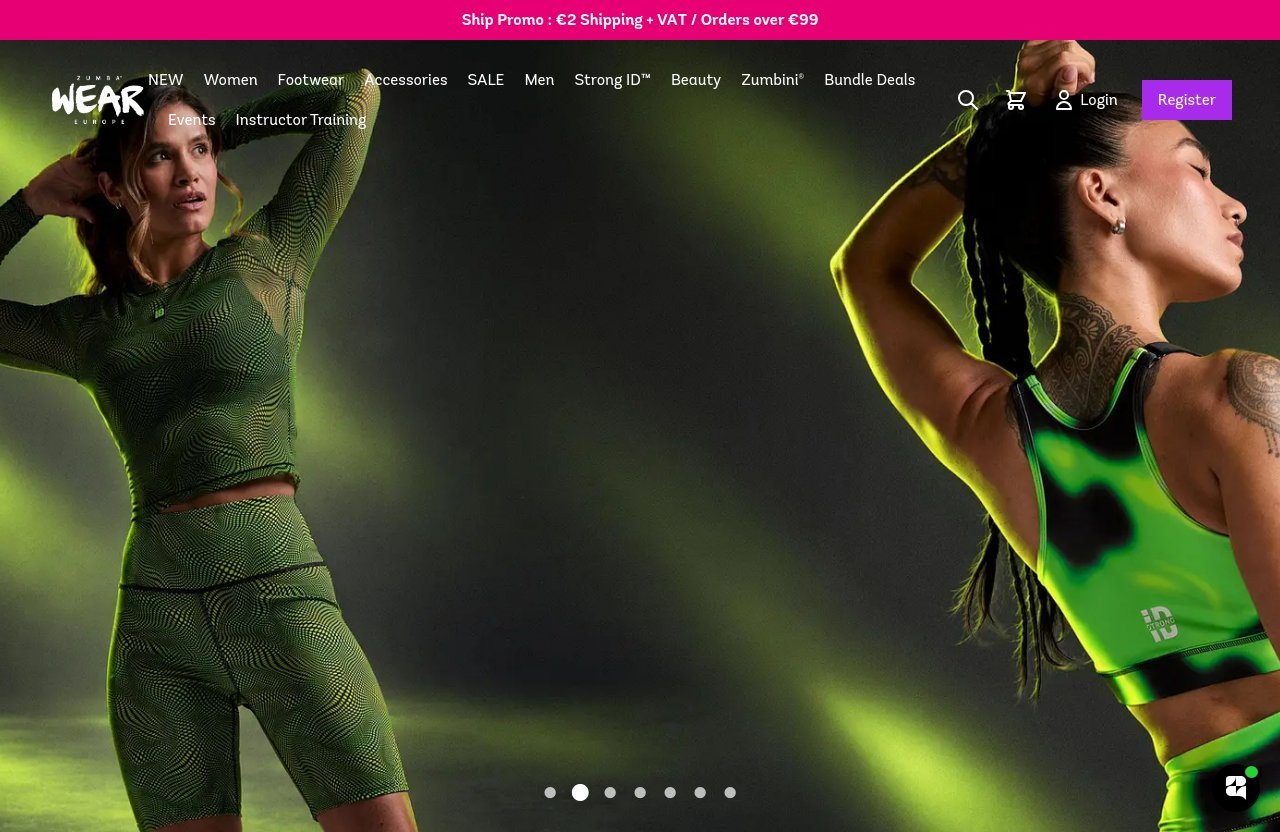 Zumbawear official website - zumbawear review