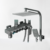 Smart Thermostatic Digital LCD Bidet Sprayer Elegant Shower Set