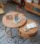 Wooden 2 Resting Coffee End Table Side Tables