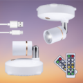Smart LED Remote Control Rechargeable Spotlight