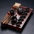 Vintage Time Chinese Style Tea Tray Set